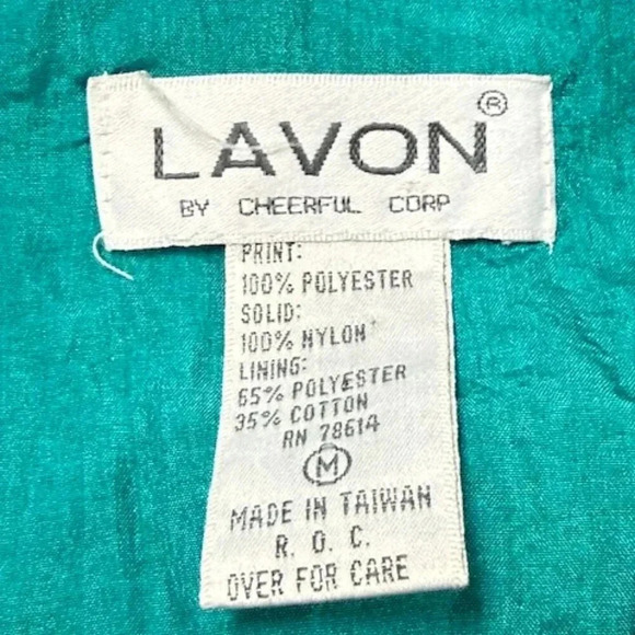 Vintage Lavon 90's Windbreaker Jacket Size Large Multi Color Golden Girls - Picture 7 of 11